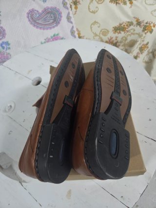 Zapatos Fluchos Piel Marrón Talla 44