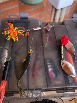Caja Señuelos Pesca Variados