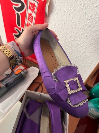 Traje de Fallera Morado Completo + 2 Corpiño