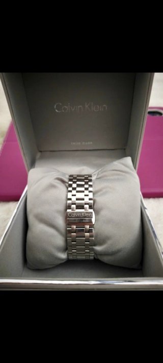 Reloj Calvin Klein Mujer Azul y Plateado