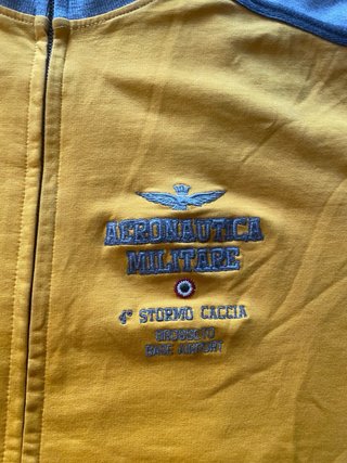 Sudadera Aeronautica Militare Amarilla  Talla L