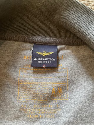 Sudadera Aeronautica Militare Amarilla  Talla L