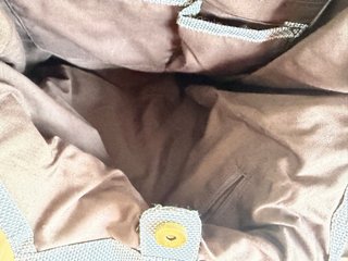Bolso marrón y gris Adolfo Domínguez