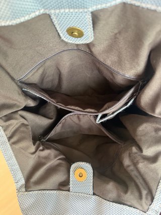 Bolso marrón y gris Adolfo Domínguez