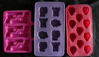 6 Moldes Silicona Hielo/Bombas Baño
