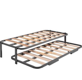 Cama individual con somier 80x1.90