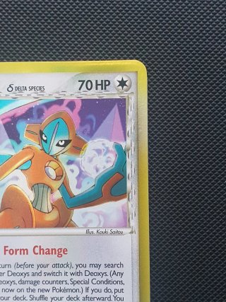 Deoxys Delta Holo Carta Pokémon Inglese