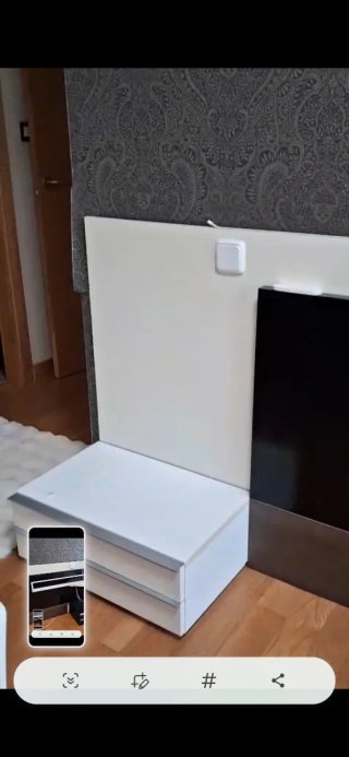 Mueble cabecero con mesitas integradas
