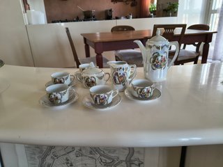 Servizio caffè vintage 6 persone