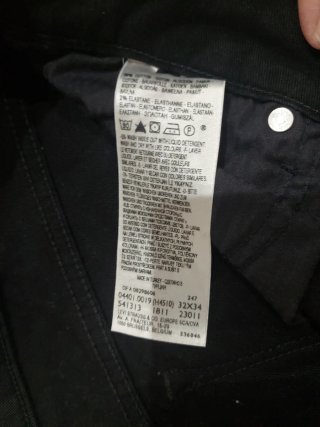 Levi's Jeans Negros Mujer Talla 46