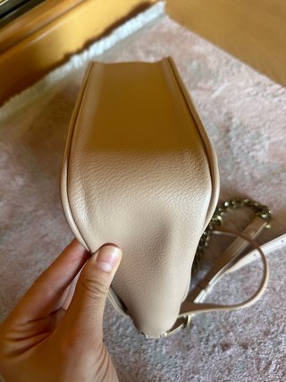 Bolso Pinko Beige Dourado 100% pele, originale