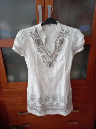 Blusa Evima Talla M Bordada