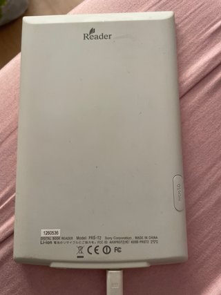 Lector de libros Sony blanco