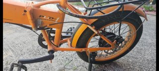 Bicicleta Eléctrica Fatbike Naranja
