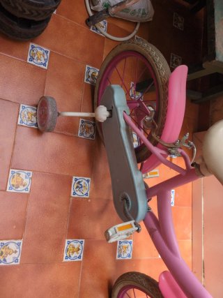 Bicicleta infantil rosa 5 años