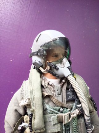 Escala 1:6 Figura Piloto Militar