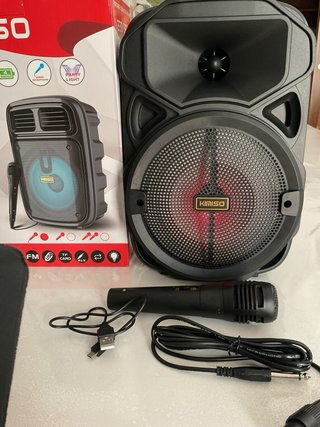 Cassa Bluetooth + Microfono Karaoke 1200 W