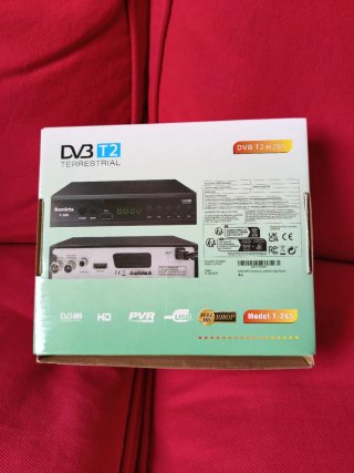 Decodificador TDT HD Romicta DVB-T2/C H.265