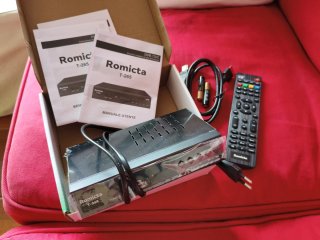 Decodificador TDT HD Romicta DVB-T2/C H.265