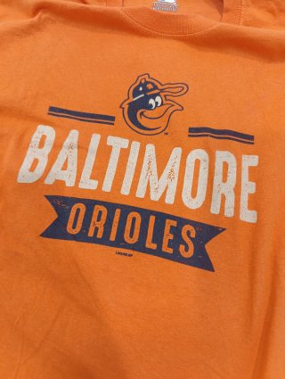 T-shirt Baltimore Orioles Majestic Arancione tg M