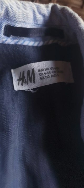 Chaqueta formal H&M niño azul