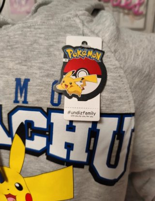 Sudadera Pikachu Pokémon Gris