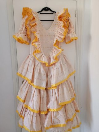 Vestido Rociero antiguo/ flamenca