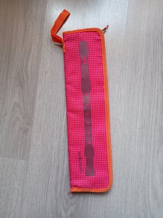 Flauta dulce con funda rosa