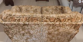 Sofá Vintage 2 Plazas Tela, muy cómodo, casi nuevo
