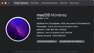 MacBook Pro 13 2016 (2 puertos USB-C)