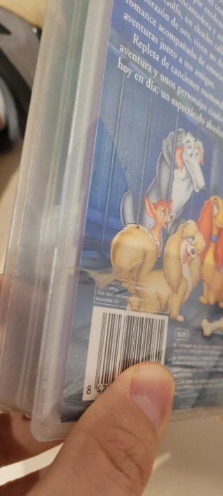 VHS La Dama y el Vagabundo Clásicos Disney