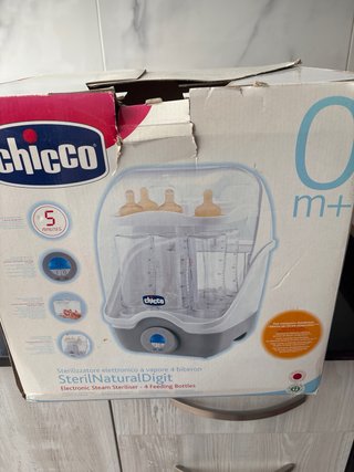 Esterilizador Chicco vapor 4 biberones