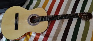 Guitarra Acústica Española + Funda y Atril