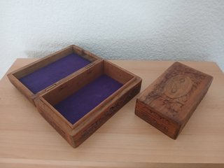 Cajas de madera talladas (Set de 3)