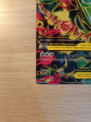 Carta Pokémon M Rayquaza EX Megaevolución