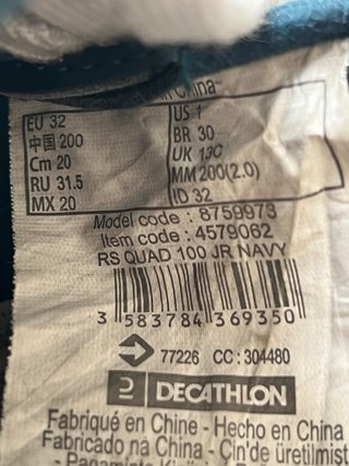 Patines Oxelo Decathlon Talla 32