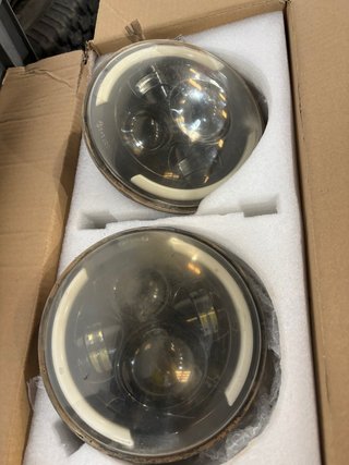 Pareja Faros LED Redondos 7 pulgadas