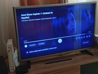 Televisión LG Negra