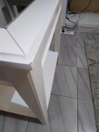 Mesa auxiliar Liatorp Ikea blanca