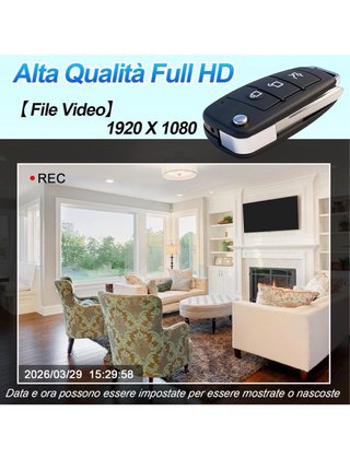 Telecamera Spia Nascosta 1080P HD Mini