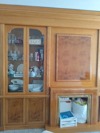 Mueble de salón madera alta calidad