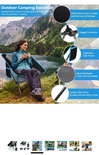 Silla Plegable ultra ligera