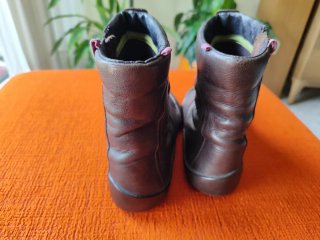 Botines de piel Camper marrones