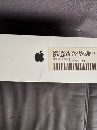 MacBook Pro Apple 2019 (16 GB RAM, 2.8 Ghz I7) 13”