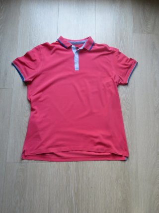 Polo MASSIMO DUTTI coral talla XL
