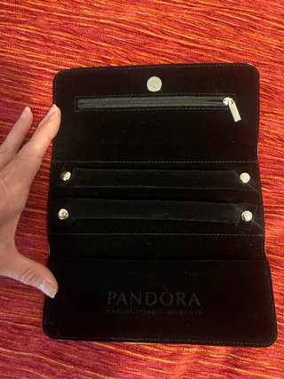 Joyero estuche de viaje Pandora blanco