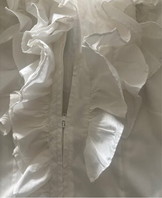 Camicia donna Più & Più tg. S con rouches