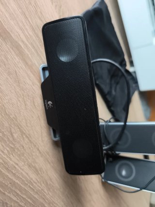 Altoparlanti PC USB Nero/Argento