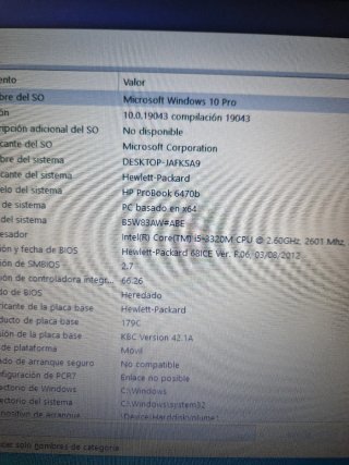 HP ProBook 6470b Portátil