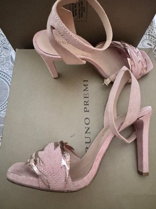 Sandalias Bruno Premi Rosa y Dorado